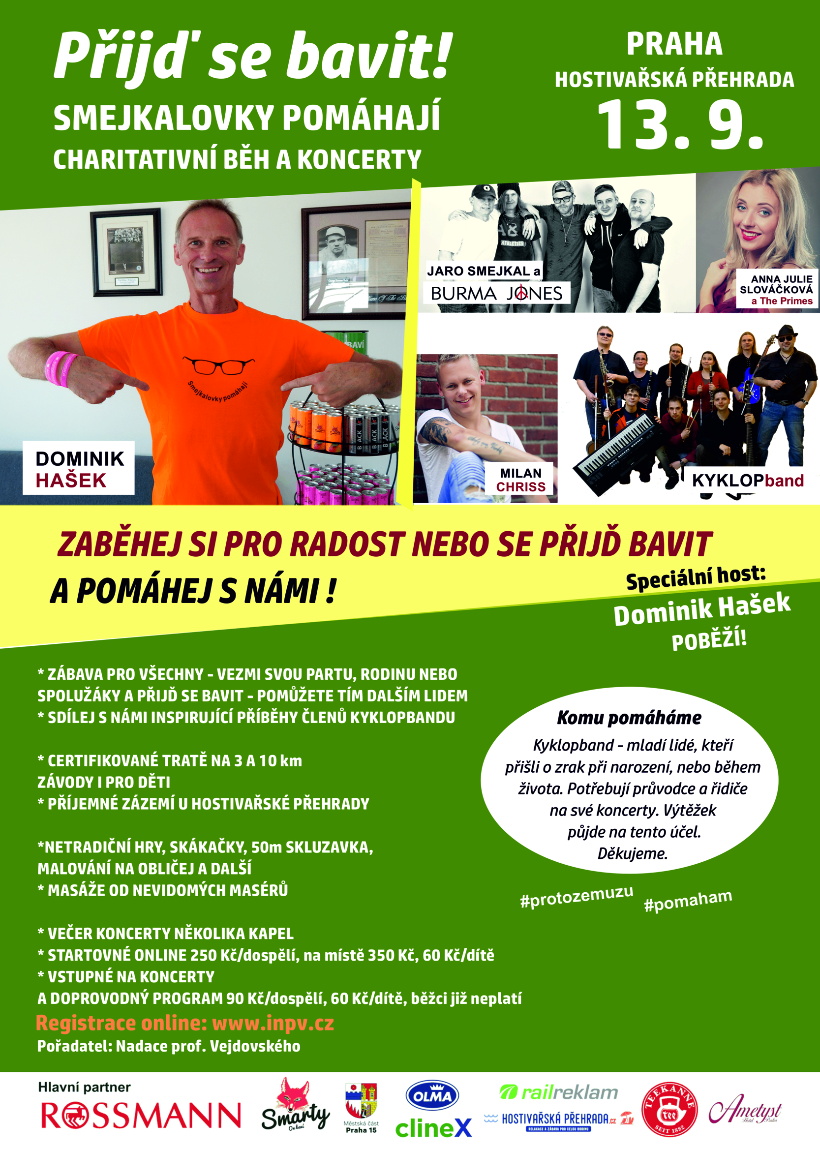 Smejkalovky pomáhají Praha 2018